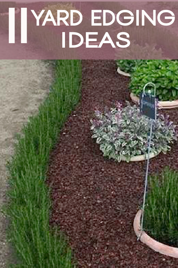 Check out these great lawn and yard edging ideas. This is a great DIY project that will improve your home quickly!