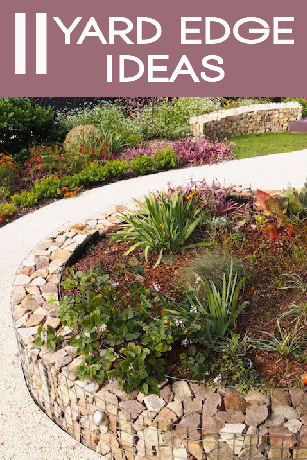 Check out these great lawn and yard edging ideas. This is a great DIY project that will improve your home quickly!