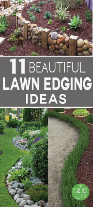 Check out these 11 beautiful lawn edging ideas!