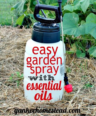 Easy Yard Spray with Important Oils