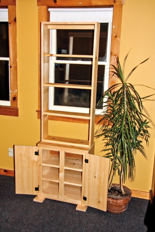 Build an indoor garden shelf