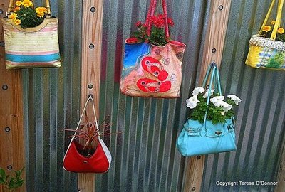 purses as planters