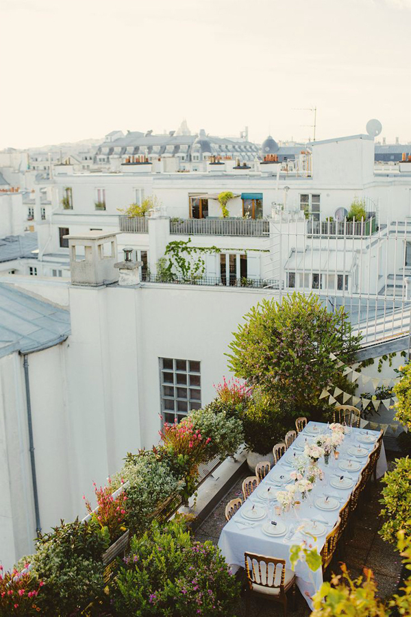 amazing urban garden rooftop garden in Paris