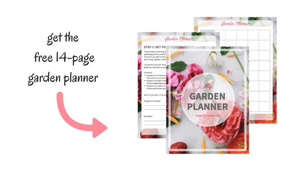Get the Free 14-Page Garden Planner | Home for the Harvest