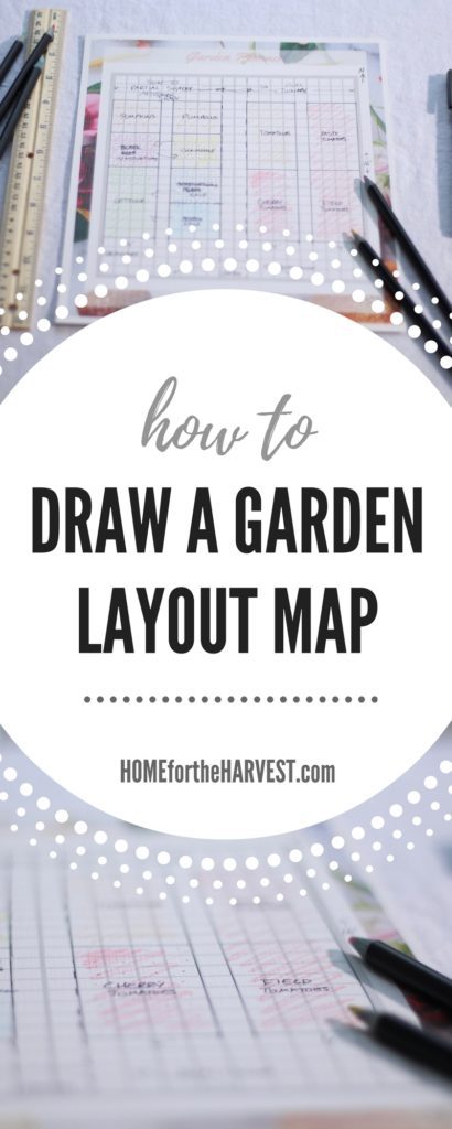 How to Draw a Garden Layout Map | Home for the Harvest